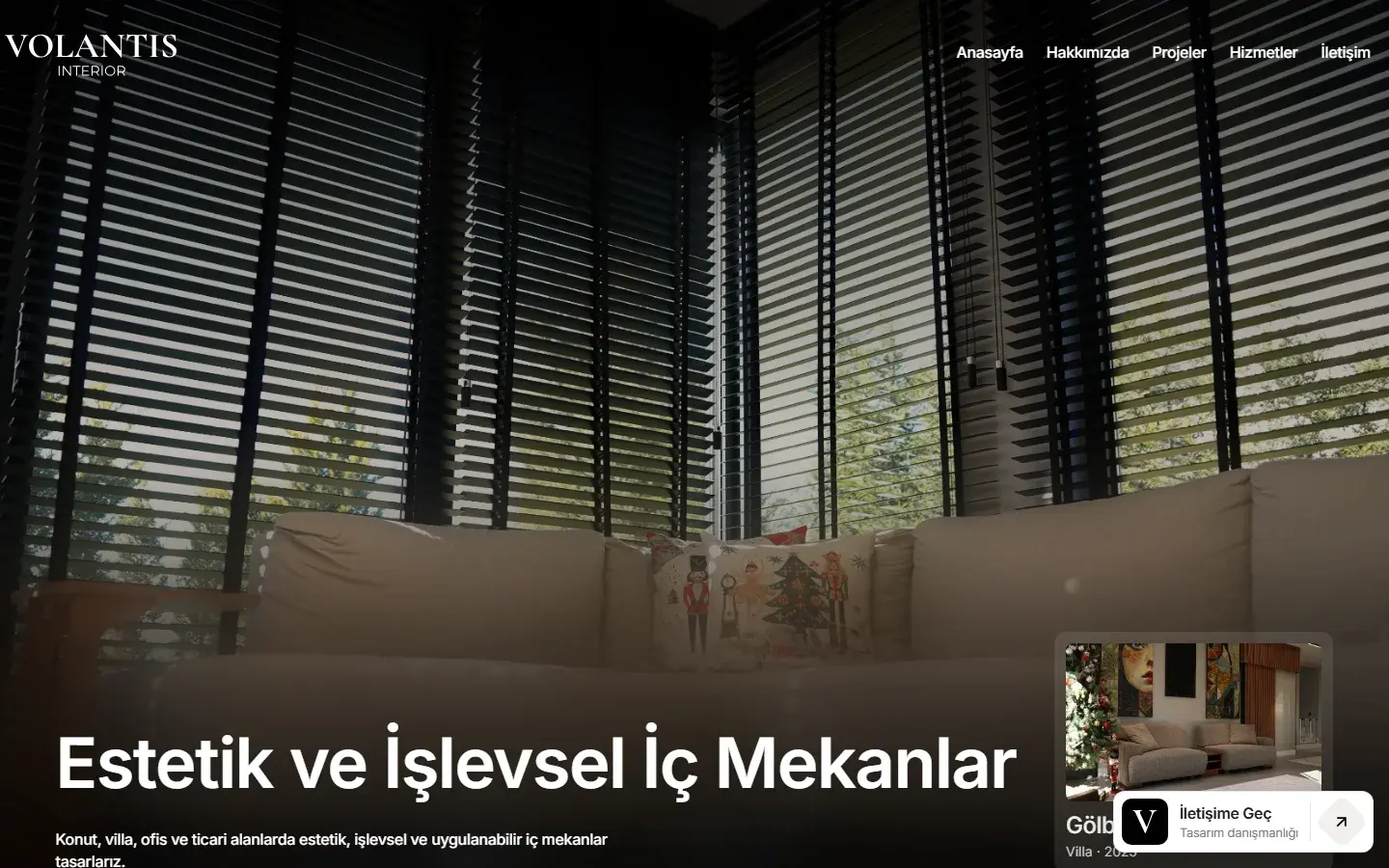 Volantis Interior ana sayfası
